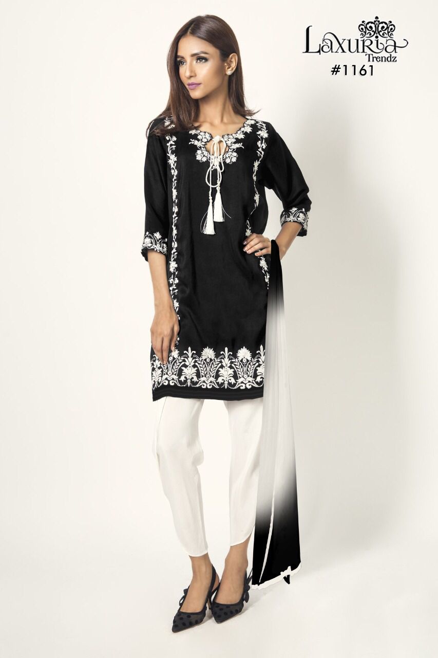 Laxuria Trendz 1161 Latest Georgette Wear Top With Bottom And Dupatta Collection
